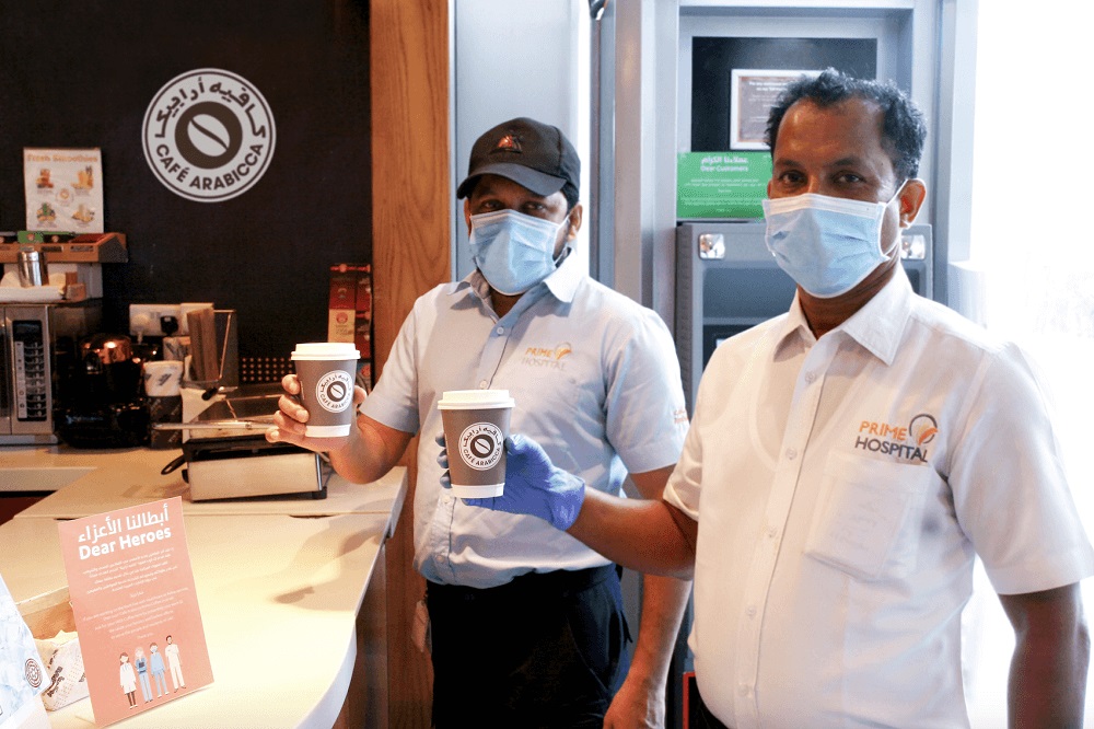 Emarat announces free coffee for the heroes of the UAE